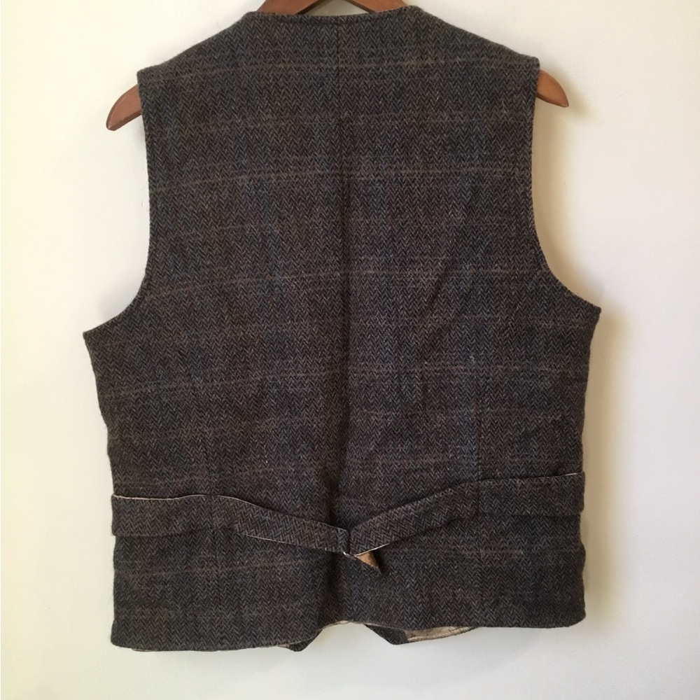 Celtic Tweed Brown Hunting Tweed Vest NWT - Picture 3 of 6